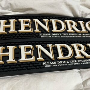 Hendricks Gin Bar rails (set of 2) commercial grade. new 2ft Long